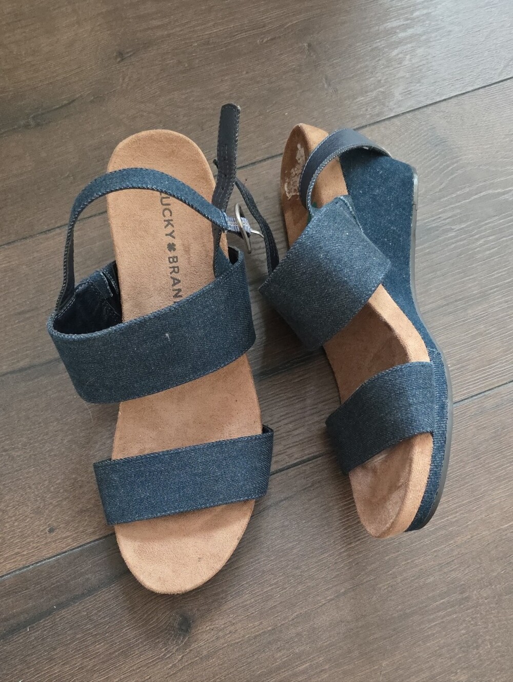 Lucky Brand "Kenisha" wedge sandals